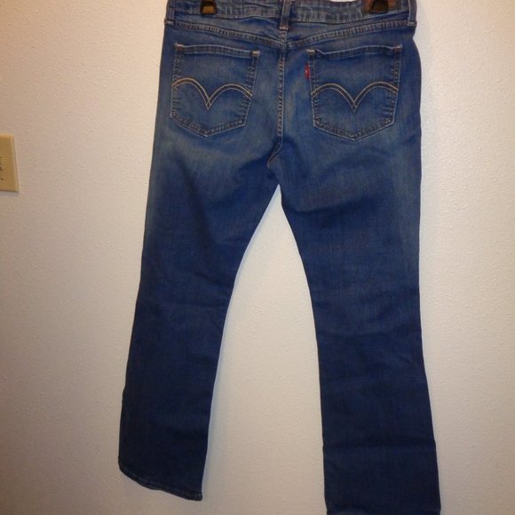 Levi's Junior's Superlow Bootcut Jeans Size  11 M - Picture 4 of 11